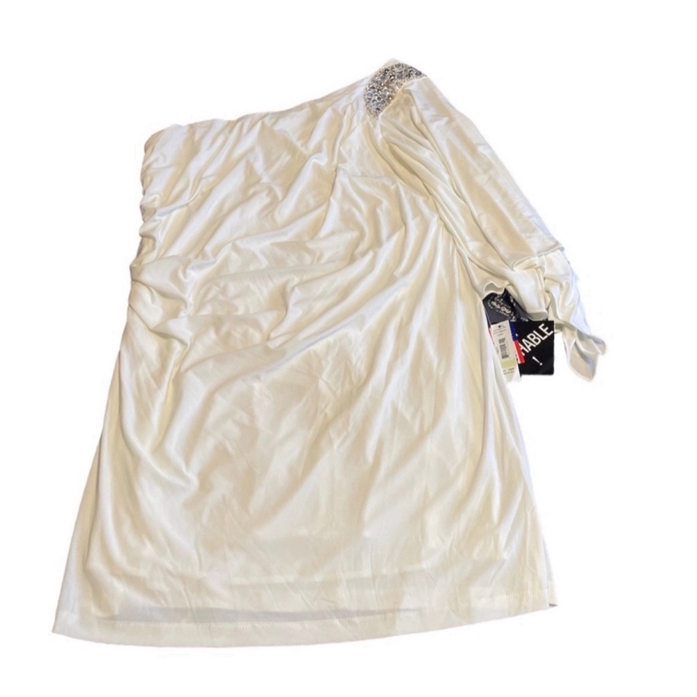 Brand new with tags White one shoulder dress